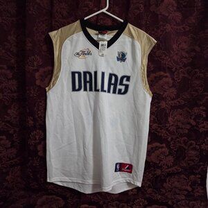 Majestic 2006 Finals NBA Dallas Mavericks Terry #31 Jersey L White Screened